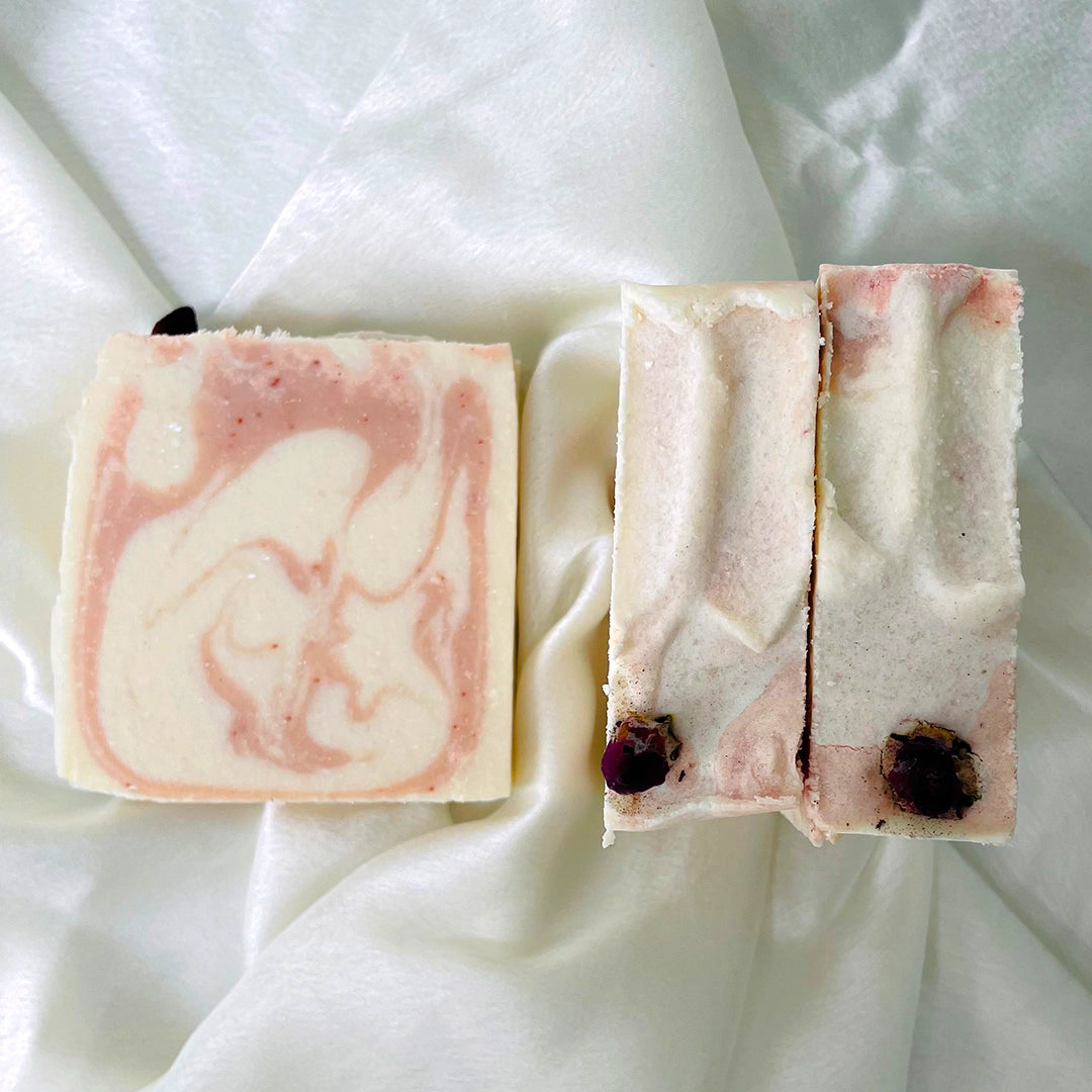 Rose Cream Floral Soap