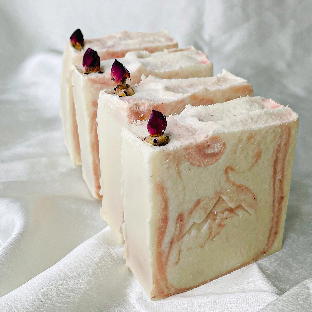 Rose Cream Floral Soap
