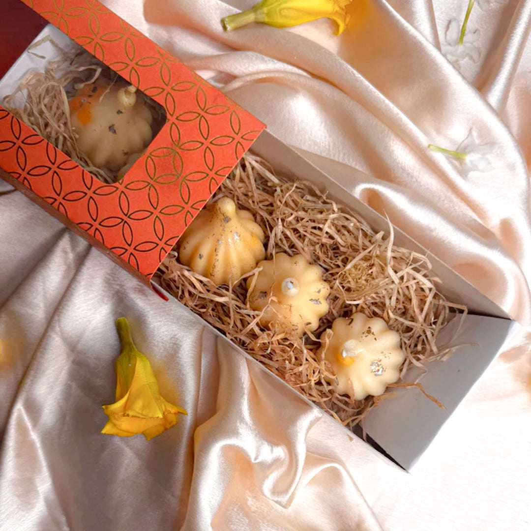 Soy Wax Modak Candle Set Of Five